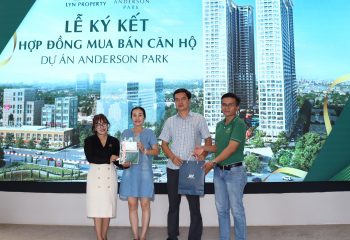 Lễ ký kết hợp đồng mua bán căn hộ Anderson Park – Cột mốc quan trọng tạo niềm tin và động lực cho khách hàng