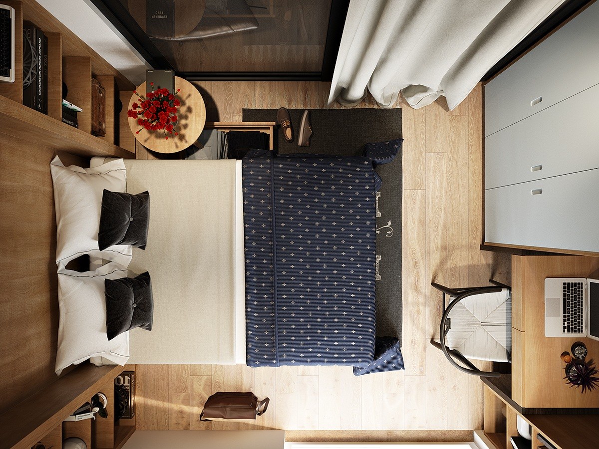 5 mẫu phòng ngủ tiện nghi bất chấp diện tích nhỏ hẹp