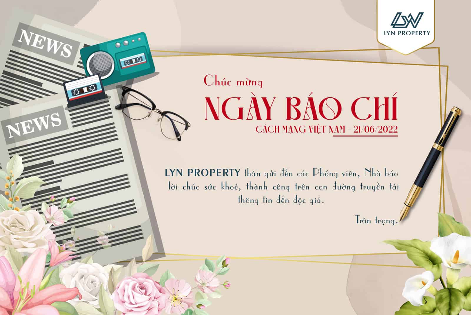 Lyn Property mừng ngày Báo Chí Cách Mạng Việt Nam