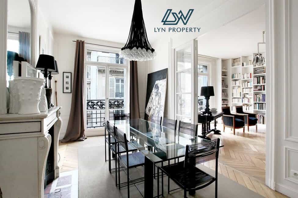 Cách thực hiện phong cách nội thất Parisian - Trang trí sàn phòng ăn