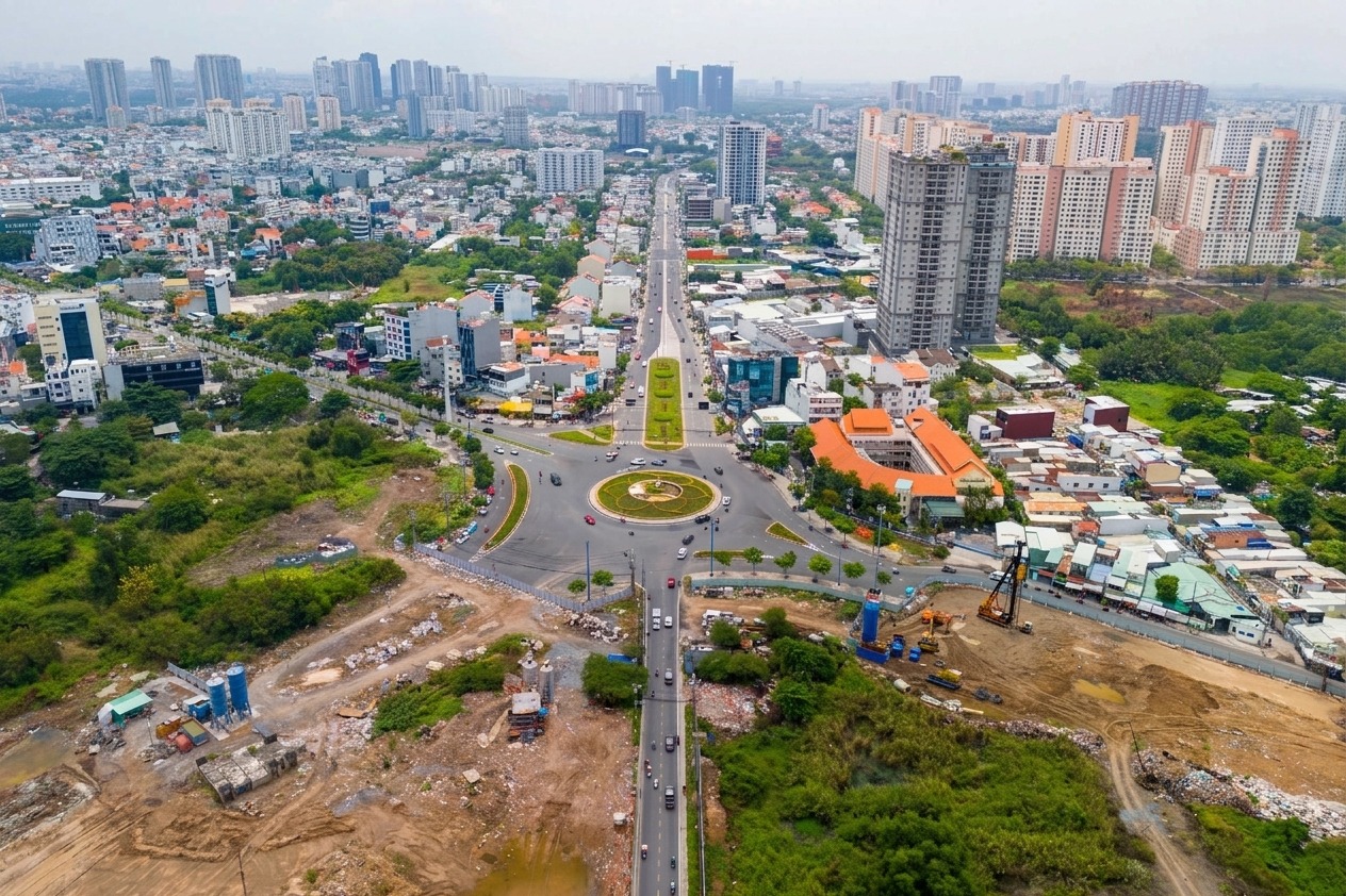 Rầm rộ thi công hạ tầng Thủ Thiêm — Tín hiệu lớn cho thị trường bất động sản khu Đông 